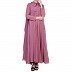 Designer Gown in abaya fit- Puce Pink Designer Gown in abaya fit- Puce Pink